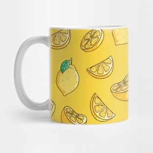 Fresh Yellow Lemons Mug